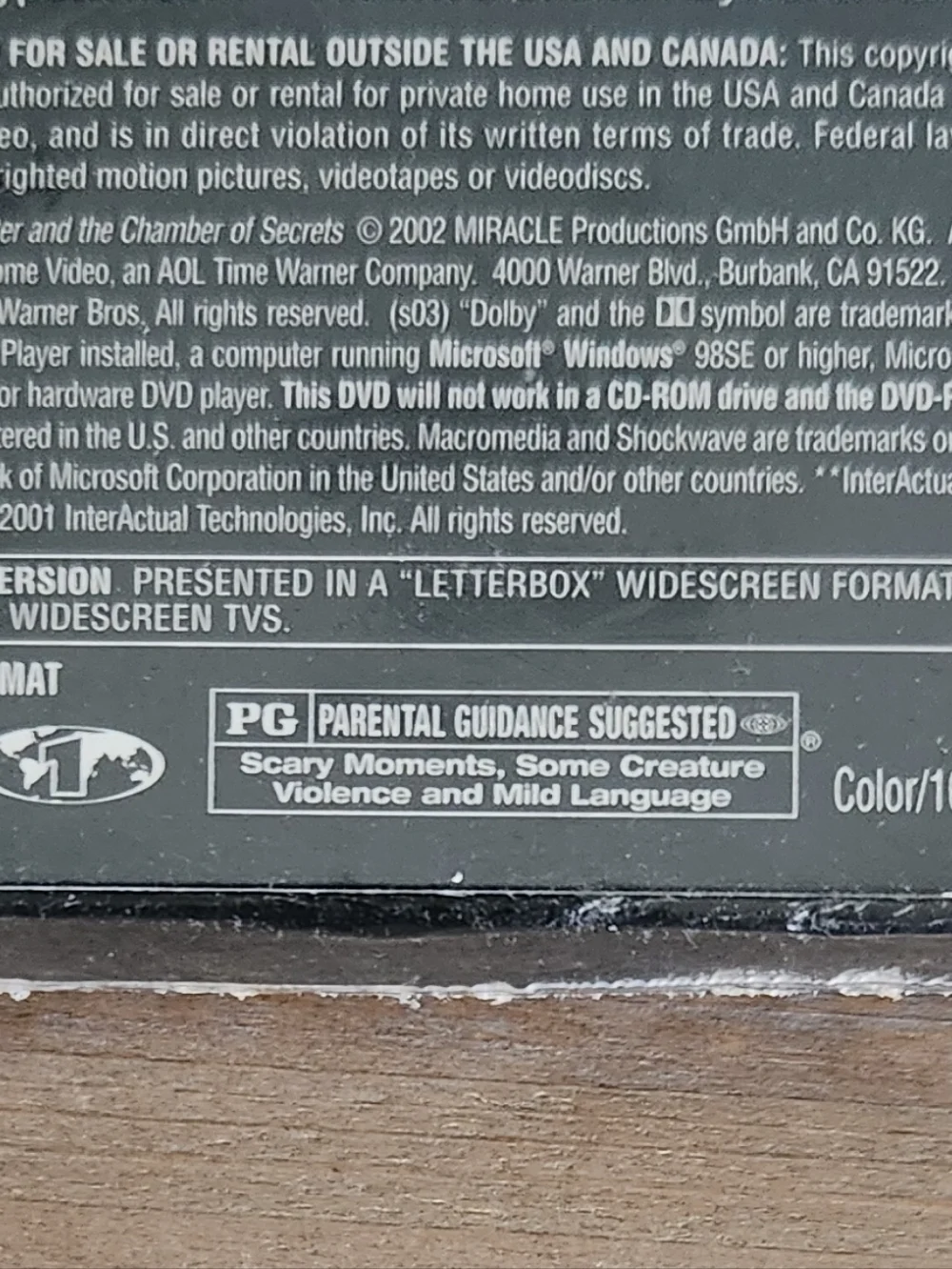 Warner Bros. Harry Potter and the Chamber of Secrets DVD - Green & Gold - Picture 7 of 11